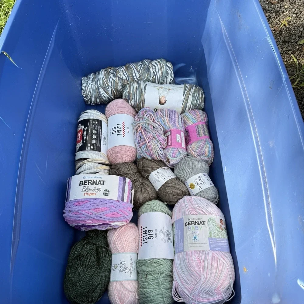 Huge crochet Lot Yarn Hooks Thread Eyes‎ Noses Books & More